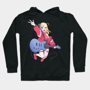 Anime Girl Rockstar Fantasy Band Anime Manga Hoodie